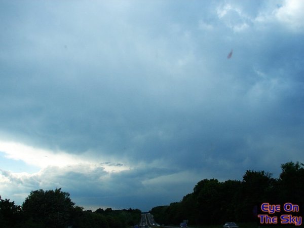 Approaching storm over A303