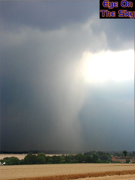 A solid wet microburst