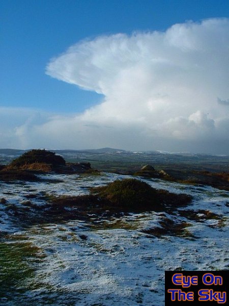 Huge Cb snow shower approaches
