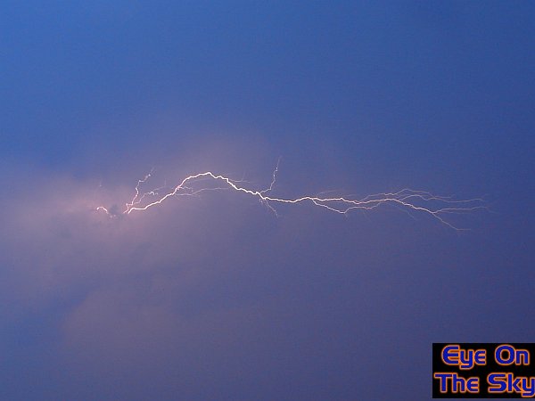 CC lightning over Cambridgeshire