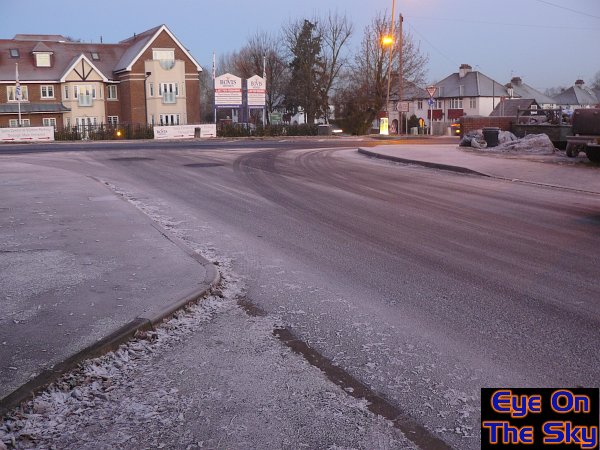 Slippery roads